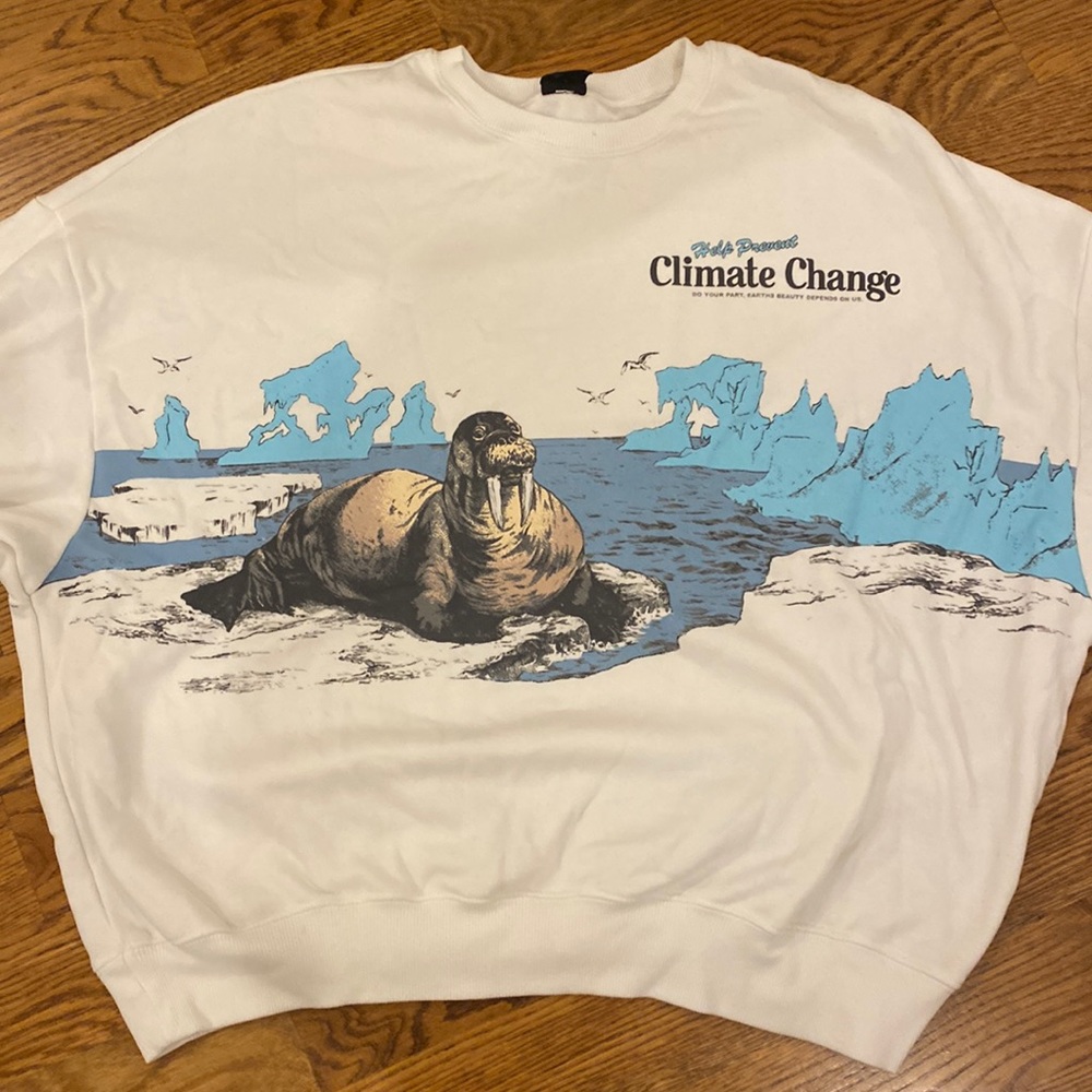 Climate change Pacsun crewneck
